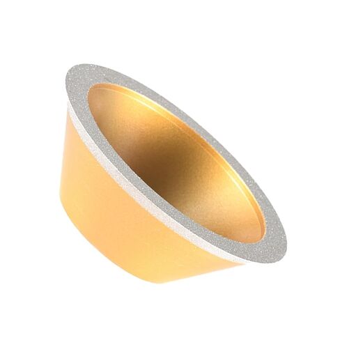 Vacuum Brazed Marble Granite Quartz Concave Diamond Abrasive Disc Bullnose Grinding Profile Wheel for Angle Gr(Brown,320 Grit) in Kuwait