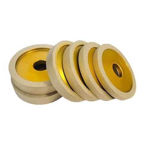 Vacuum Brazed Marble Granite Quartz Concave Diamond Abrasive Disc Bullnose Grinding Profile Wheel for Angle Gr(Brown,320 Grit) in Kuwait