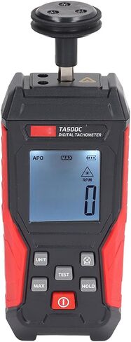 Hilitand Digital Tachometer Photo Tachometer Laser Tachometer RPM Tach LCD Rotation Meter Gauge Tester in Saudi Arabia