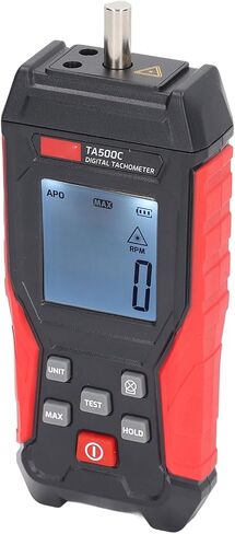 Hilitand Digital Tachometer Photo Tachometer Laser Tachometer RPM Tach LCD Rotation Meter Gauge Tester in Saudi Arabia