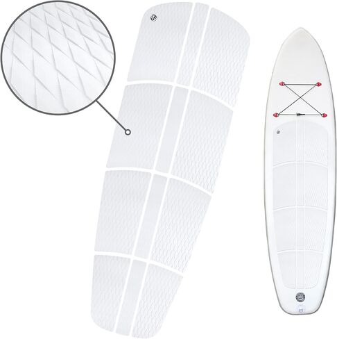 SUP Deck Traction Pad 12 Piece Tail Pads for Stand Up Paddleboard Longboard Surfboard Premium Performance EVA in Saudi Arabia