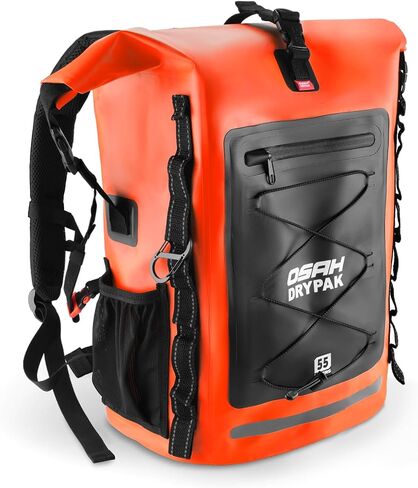 Waterproof Backpack Dry Bag 35L/55L – Heavy Duty Roll-Top Hiking Backpack Sack Keeps Gear Dry for Travel, Kayaking, Boating, Camping, Rafting and Fishing in Kuwait