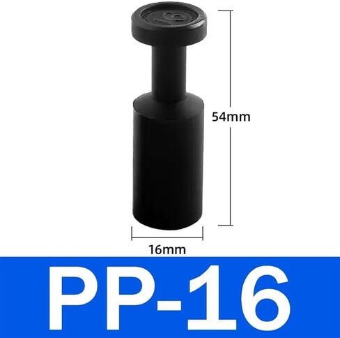 20 PCS موصل هوائي سريع الأنبوب البلاستيكي PP PPF 4MM 6MM 8MM 10MM 10MM 12 مم ختم هوم ختم (PP-16) in Saudi Arabia
