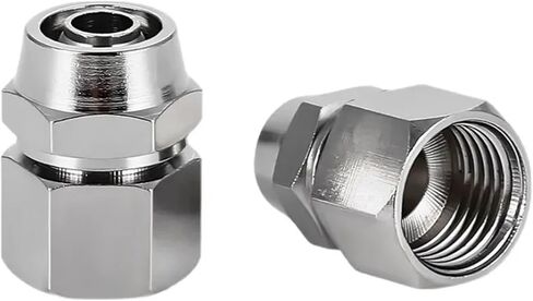 10PCS KPCF Coper 1/8" 1/4" 3/8" 1/2" Female Pneumatic Fittings Push In Quick Connector Release Air Fitting OD 4 6 8 10 12MM(KPCF 6-03) in Saudi Arabia