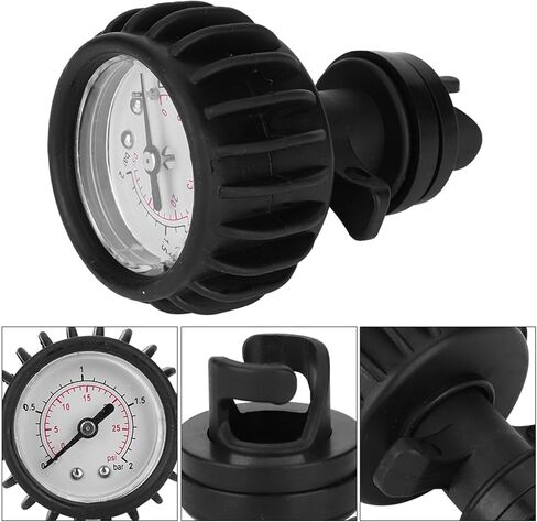 Inflatable Boat Barometer, Mini Pressure Gauge Utility Pressure Gauge Tyre Pressure Gauge Low Analog Tyre Pressure Checker Air Pressure Gauge in Saudi Arabia