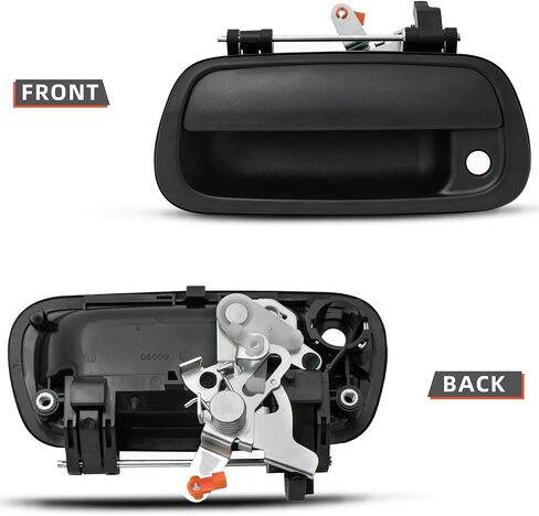 DEAL AUTO ELECTRIC PARTS Rear Truck Bed Tailgate Handle Latch w/Key Hole Replacement Kit, Compatible with 2000-2006 Toyota Tundra, Chrome, Replaces# 69090-0C010, 69090-0C030 in Saudi Arabia
