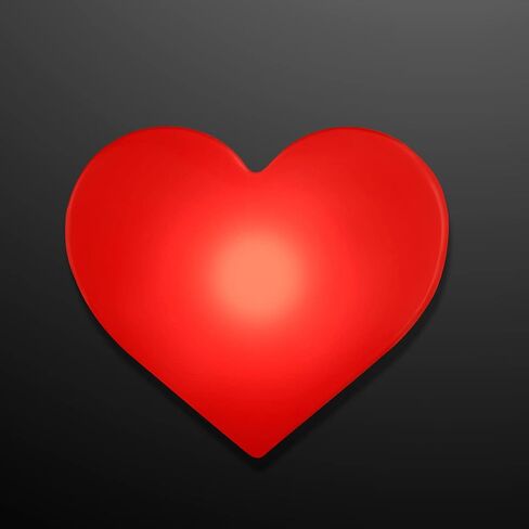 Blinking LED Red Heart Clip in Saudi Arabia