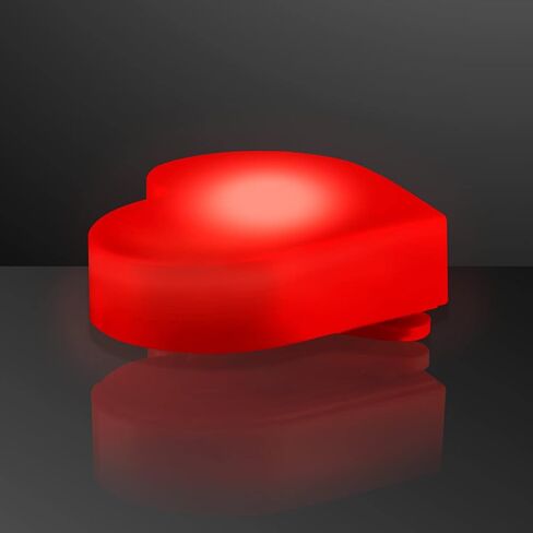 Blinking LED Red Heart Clip in Saudi Arabia