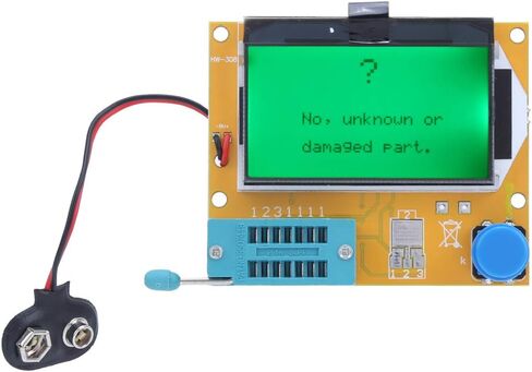 Aramox Meter Transistor Checker Display Display Transistor Tester LCRT4 عدادات اختبار للإصلاح الإلكتروني in Saudi Arabia