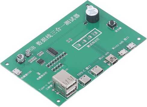 اختبار كابل USB 3 في 1 لوحة اختبار حلبة قصيرة وحدة اختبار الدائرة المفتوحة للصيانة اختبار USB ذكي مع واجهات USB Mini Mini Mini Micro لاختبار سلك البيانات in Saudi Arabia