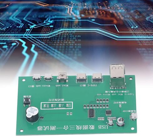 اختبار كابل USB 3 في 1 لوحة اختبار حلبة قصيرة وحدة اختبار الدائرة المفتوحة للصيانة اختبار USB ذكي مع واجهات USB Mini Mini Mini Micro لاختبار سلك البيانات in Saudi Arabia