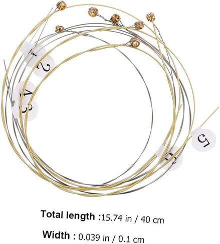 BESPortble 19PCS LYRE HARP THERNING CONCH شملت LYRE String ملحق السلاسل القيثارة استبدال موثوق بها in Saudi Arabia