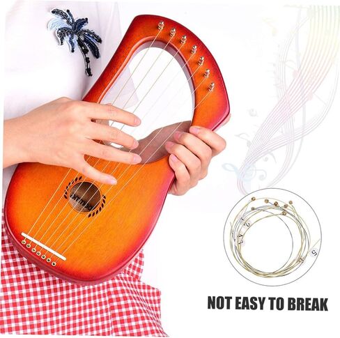 BESPortble 19PCS LYRE HARP THERNING CONCH شملت LYRE String ملحق السلاسل القيثارة استبدال موثوق بها in Saudi Arabia