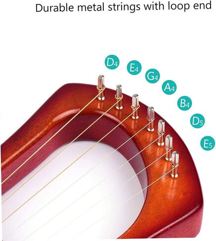 BESPortble 19PCS LYRE HARP THERNING CONCH شملت LYRE String ملحق السلاسل القيثارة استبدال موثوق بها in Saudi Arabia