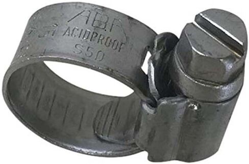 Scandvik 13620 Stainless Steel Hose Clamp (SAE Size 6, 13-20 mm, 1/2" - 13/16", 9mm Band, #13620),10 Pack in Saudi Arabia