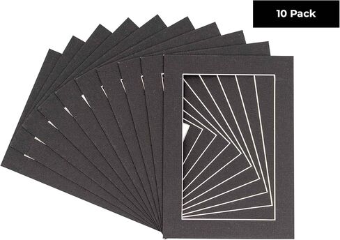 8.5x11 Mat for 11x14 Frame - Precut Mat Board Acid-Free Textured Cream 8.5x11 Photo Matte For a 11x14 Picture Frame, Premium Matboard for Family Photos, Show Kits, Art, Picture Framing, Pack of 1 Mat in Saudi Arabia