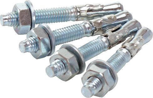 Vestil AS-383-SS-4PK Stainless Steel Concrete Wedge Anchor Bolt 3/8 in. X 3 in. 4 Pack in Saudi Arabia