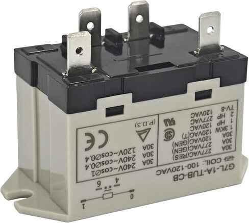 G7L-1A-TUB-CB-AC100/120 General Purpose Relay, 30A 250V SPST-NO, UL Class B Insulation, QuickConnect Terminal in Saudi Arabia