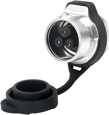 LP16 aviation and socket 3-pin threaded panel mounting full metal waterproof connector(Single hole formal wear) in Saudi Arabia