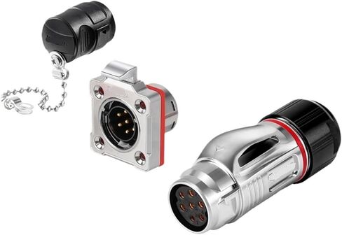 Aviation BD20 metal straight 2-14 core reverse mount solar automation industrial connector(14 core) in Saudi Arabia
