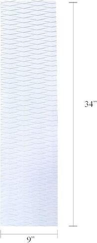 Universal (34in × 9in) DIY الجر غير المنقوش من اللوحة ، ورقة متعددة الاستخدامات وقابلة للتخلي عن EVA ل SUP ، طوابق القوارب ، الزوارق ، ألواح التزلج على الأمواج ، لوحات مجداف الوقوف ، ألواح القشور والمزيد (أبيض) in Saudi Arabia