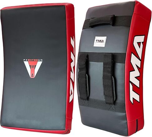 TMA MMA Kick Strike Shield Thield Curved Thai Thare Target Focus Boxing Confing Mitts (هذا يباع كبند واحد) ، MMA Kick Shield ، Muay Thai Kick Shield ، فنون القتال ركلة الدروع in Kuwait