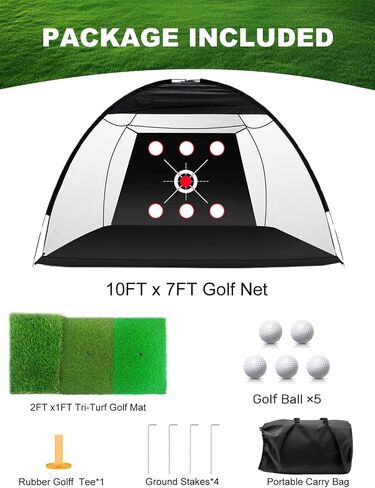 Golf Net,10x7FT Practice Net in Saudi Arabia