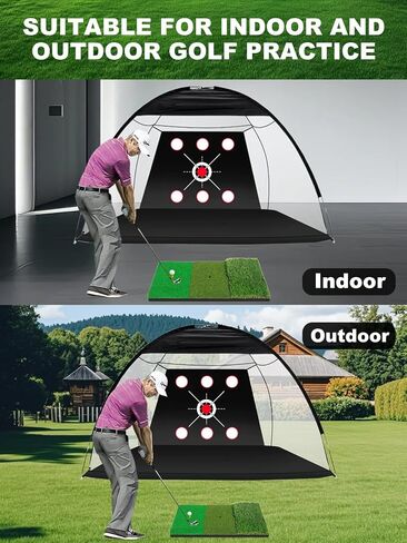 Golf Net,10x7FT Practice Net in Saudi Arabia