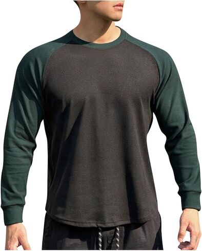 قمصان طويلة الأكمام للرجال تجريب تشغيل قميص رياضي سريع جاف جاف جاري الجفاف tshirt خفيفة الوزن 50+ المشي لمسافات طويلة الصيد in Kuwait