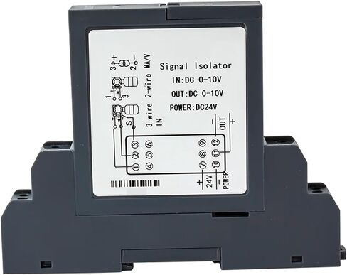 1 in 1 out 4-20mA 0-20mA 0-10mA signal isolator 0-10V to 4-20mA 0-75mV signal conversion isolator 0-5V 1-5V DC24V signal isolator(1 input 2 output,0-5V INPUT_DC24V POWER SUPPLY_0-10MA OUTPUT) in Saudi Arabia