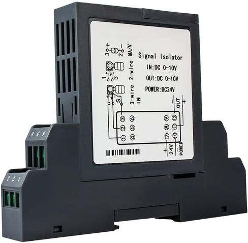 1 in 1 out 4-20mA 0-20mA 0-10mA signal isolator 0-10V to 4-20mA 0-75mV signal conversion isolator 0-5V 1-5V DC24V signal isolator(1 input 2 output,0-5V INPUT_DC24V POWER SUPPLY_0-10MA OUTPUT) in Saudi Arabia