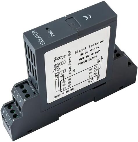 1 in 1 out 4-20mA 0-20mA 0-10mA signal isolator 0-10V to 4-20mA 0-75mV signal conversion isolator 0-5V 1-5V DC24V signal isolator(1 input 2 output,0-5V INPUT_DC24V POWER SUPPLY_0-10MA OUTPUT) in Saudi Arabia