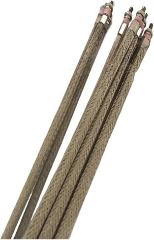 Caarla electrical sprial hot runner coil 10pcs سخان عداء ساخن مرن مع غمد مضفر معدني dia.8x600mm ، 220 فولت 1000W in Saudi Arabia