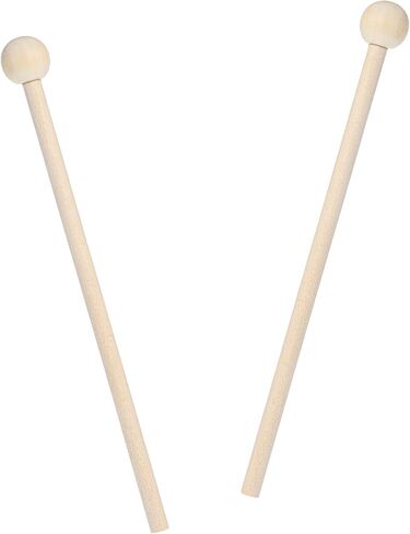 2pcs مطرقة الزيلوفون الخشبية ، عصي الطبل الصغيرة للتناغم ، كتلة خشبية ، glockenspiel والأجراس ، طولها 8 بوصات in Saudi Arabia