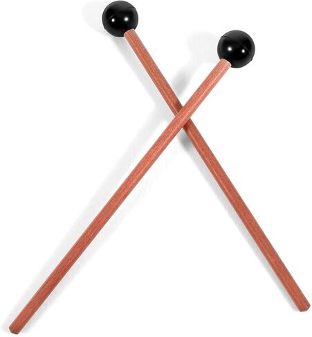 2 PCS Malmets Xylophone ， Malmits Drum Longues مع مقبض خشب الصندل 8.35 بوصة Glockenspiel Mallets Accussion in Saudi Arabia