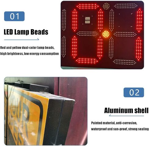 Aluminum Solar Radar Speed Sign, 20"x27" LED Speed Limit Sign in Saudi Arabia