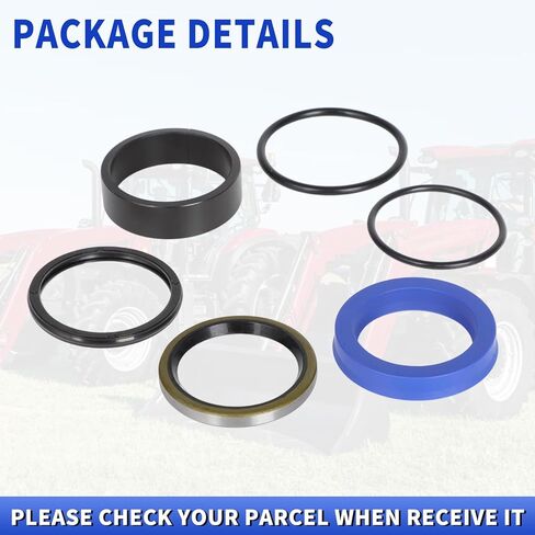 SEAL KIT 87311846 للحالة IH & New Holland Loaders REPART AYALINRY REPARTER 1.75 '' Bore & 1.38 '' ROD | مجموعة استبدال ختم النتريل 6-PC in Saudi Arabia