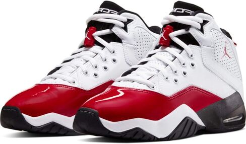 جوردان بويال (GS) Big Kids Basketball Shoes CK1425-106 SIZE 6.5 WHITE/GYM RED-Black in Saudi Arabia