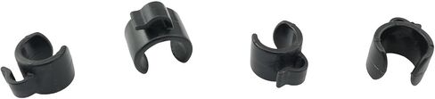 TAODAN 20/25mm Plastic Tripod Microphone Stand Cable Clip (10pcs) - Black in Saudi Arabia