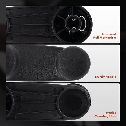A-Premium 2Pcs Window Crank Handles Compatible with Jeep Cherokee, Compass, Patriot, Liberty & Dodge Grand Caravan, Caliber & Chrysler Town & Country, Voyager & Plymouth, Black, Front or Rear Side in Saudi Arabia