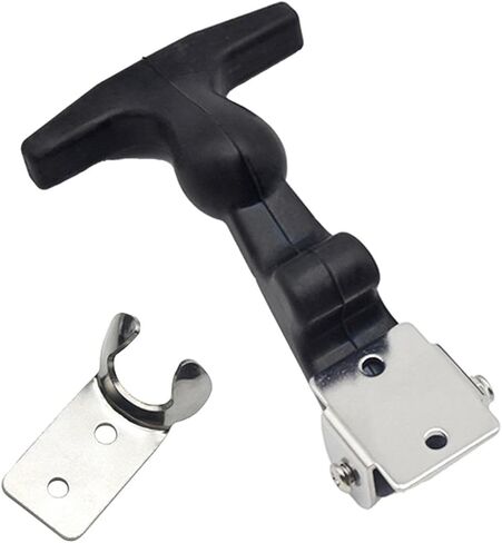 غطاء محرك السيارة Hasp Hood Catch مجموعة إصلاح السيارة مرنة لمحافظة قوارب القوارب على آلة الهندسة ، S Carbon Steel in Kuwait