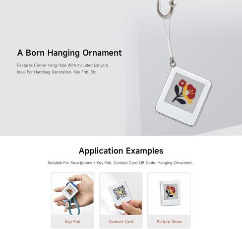Waveshare 1.54inch Color NFC Enk Enk مع أحمر وأصفر وأسود وأبيض ، 4 ألوان ، خالية من البطارية ، طاقة لاسلكية وصورة ، تحديث الفضة ، الحدود الفضية in Saudi Arabia
