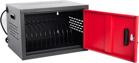 16 Device Charging Station for Laptops/Tablets/iPads/Chromebooks,16 Bay Wall-Mount Lockable Charging Cabinet with Cable Management & Power Organization, Laptop & Tablet Storage Cart in Saudi Arabia