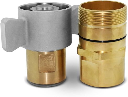 1-1/2" NPT Wet-Line Wing Nut Hydraulic Quick Disconnect Coupler/Coupling Set in Saudi Arabia