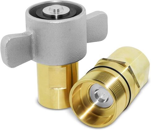 1-1/2" NPT Wet-Line Wing Nut Hydraulic Quick Disconnect Coupler/Coupling Set in Saudi Arabia