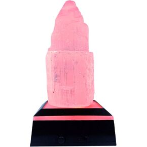 برج سيلينيت مقاس 6 بوصات - حماية كريستال - ديكور السيلينيت للمنزل والمطبخ والمكتب وغرفة النوم - بلورات الشفاء والحجارة - تهدئة الكريستال وحجر التأمل - يعزز الطاقة الإيجابية in Kuwait