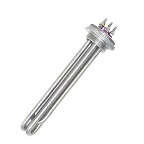 1PCS DN32 1 1/4 "العنصر الأنبوبي 220V/380V غمر سخان المياه الكهربائية نوع التدفئة المقاوم 3KW/4.5KW/6KW/9KW (NUTER NUT ، 9KW) in Kuwait