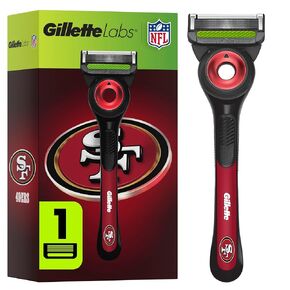 Gillette Labs Special NFL Chiefs Edition Shaving Razor for Men - 1 Handle, 1 Razor Blade Refill, Perfect for Game Day Grooming, GilletteLabs with Exfoliating Bar in Kuwait