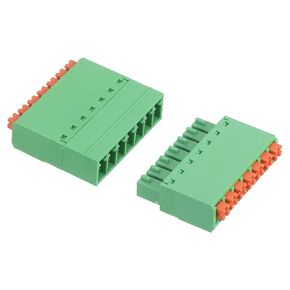 MECCANIXITY 1 Set 14-Pin 3.81mm/0.15" Pitch PCB Mount Screw Terminal Block Connectors Straight No Soldering 15EDGKN Male & Female Connectors Plug for 22-16AWG in Kuwait