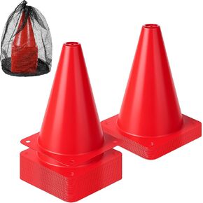 Divina VITAE 32PCS Soccer Corcer للتدريب ، وقور الرشاقة الرياضية 7 بوصات مخاريط بلاستيكية من البلاستي in Saudi Arabia